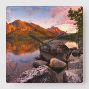 Sunrise Vierkante Klok