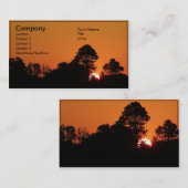 Sunrise Visitekaartje (Voorkant / Achterkant)