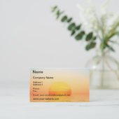 Sunrise Visitekaartje (Staand voorkant)