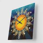 Sunrise Wall klok (Hoek)