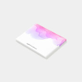 Sunrise Waterverf Personalized Post-it® Notes (Schuin)