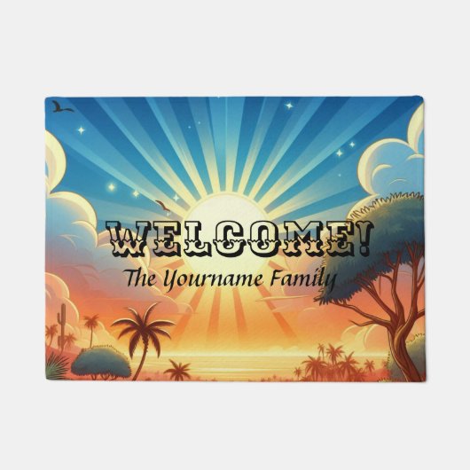  Sunrise Welcome Mat (Voorkant)