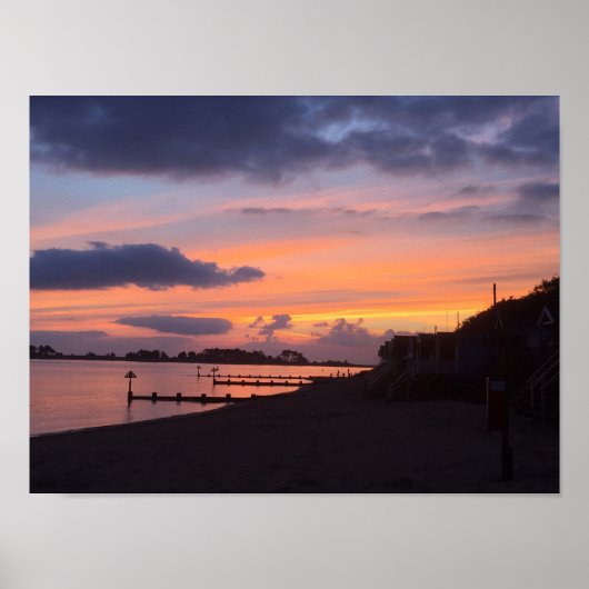 Sunrise Wells Next the a Zee Norfolk Poster (Voorkant)