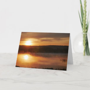 Sunrise Wenskaart met Schriftverwijzing Kaart