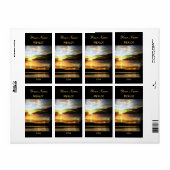 Sunrise wijnetiket etiket (Full Sheet)