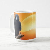 Sunrise Wild Natuur Crow-Bird Koffiemok (Voorkant links)
