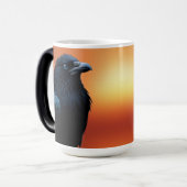 Sunrise Wild Natuur Crow-Bird Magische Mok (Voorkant links)