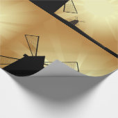 Sunrise Windmills Cadeaupapier (Hoek)