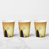 Sunrise Windmills Papieren Bekers