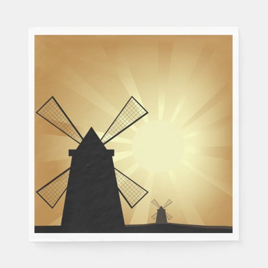 Sunrise Windmills Servet (Voorkant)