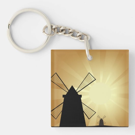 Sunrise Windmills Sleutelhanger (voorkant)
