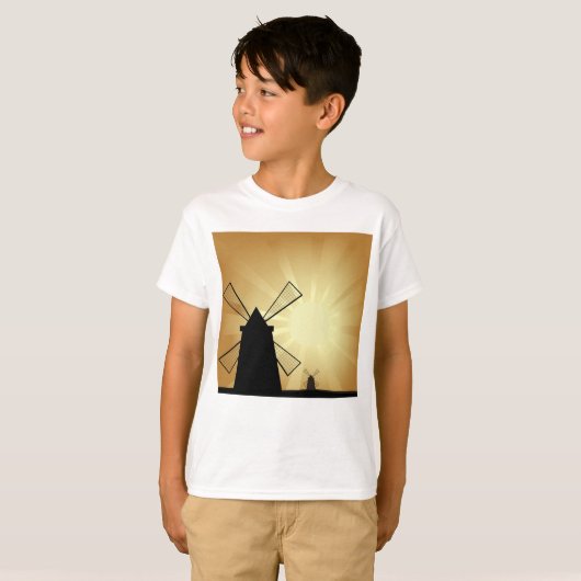 Sunrise Windmills T-shirt (Voorkant volledig)