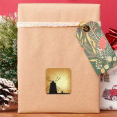 Sunrise Windmills Vierkante Sticker