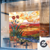 Sunrise Window Cling Raamsticker (Cafe Raam)