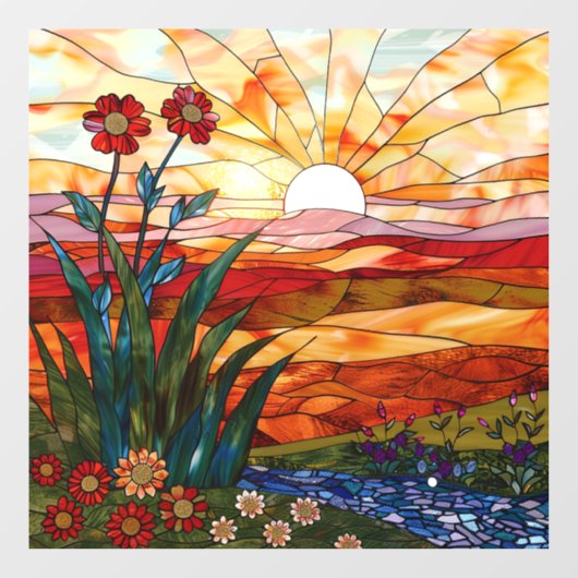 Sunrise Window Cling Raamsticker (Vel)