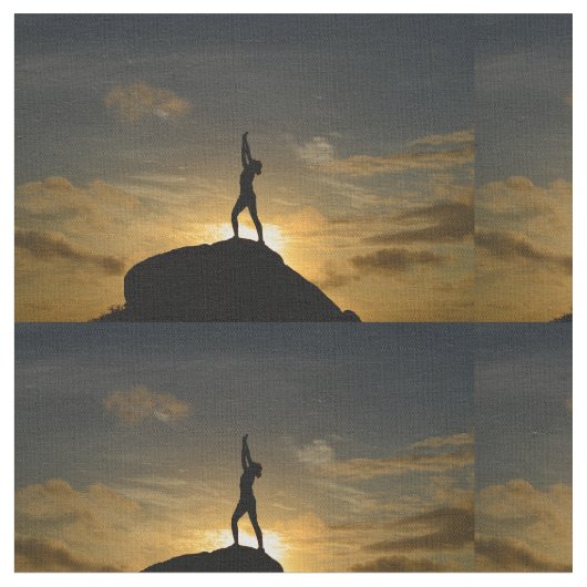 Sunrise Yoga Stof (Close Up)