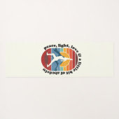 Sunrise Yoga Surya Namaskar: vrede, licht, liefde Yogamat (Achterkant (horizontaal))