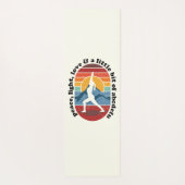 Sunrise Yoga Surya Namaskar: vrede, licht, liefde Yogamat (Achterkant)