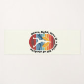 Sunrise Yoga Surya Namaskar: vrede, licht, liefde Yogamat (Voorkant (horizontaal))