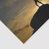 Sunrise Yoga Tissuepapier (Detail)