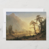 Sunrise, Yosemite Valley door Albert Bierstadt (Voorkant)
