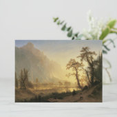 Sunrise, Yosemite Valley door Albert Bierstadt (Staand voorkant)
