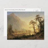 Sunrise, Yosemite Valley door Albert Bierstadt Briefkaart (Voorkant / Achterkant)