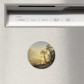 Sunrise, Yosemite Valley door Albert Bierstadt Magneet (Insitu (Vaatwasser))