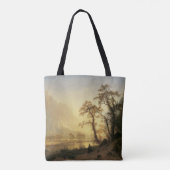 Sunrise, Yosemite Valley door Albert Bierstadt Tote Bag (Achterkant)