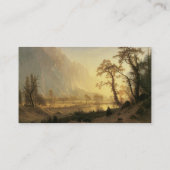 Sunrise, Yosemite Valley door Albert Bierstadt Visitekaartje (Achterkant)