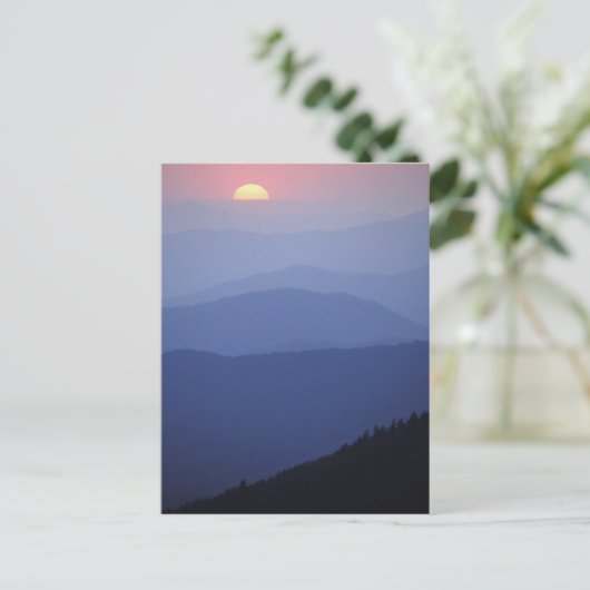 Sunrise, Zuid-Appalachian Mountains, groot Briefkaart (Staand voorkant)