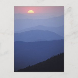 Sunrise, Zuid-Appalachian Mountains, groot Briefkaart