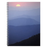 Sunrise, Zuid-Appalachian Mountains, groot Notitieboek (Voorkant)