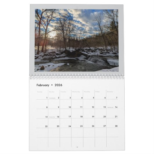 Sunrises and Sunsets 2026 Kalender (Feb 2026)