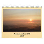 Sunrises and Sunsets 2026 Kalender (Hoes)