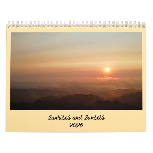 Sunrises and Sunsets 2026 Kalender (Hoes)