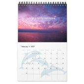 Sunrises Zonsondergangen citeert Landschap Foto's  Kalender (Feb 2027)