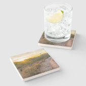 Sunrize Over Arizona Trail Stenen Onderzetter (Zijkant)