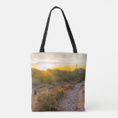 Sunrize Over Arizona Trail Tote Bag (Achterkant)