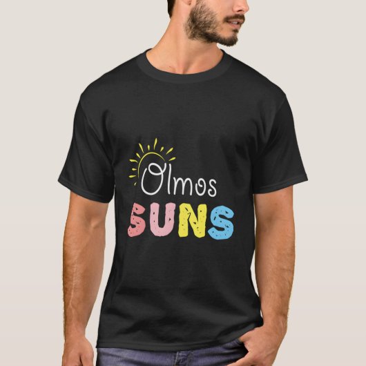 Suns Eenvoudige Inspirerend School T-shirt (Voorkant)