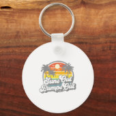 Suns Out Bumps Out Beach Funny Pregnancy Cute Mate Sleutelhanger (Voorkant)