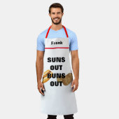 Suns Out Buns Out Schort - Aangepaste naam Funny G (Gedragen)