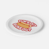 Suns Out Buns Papieren Bordje (Gekanteld)