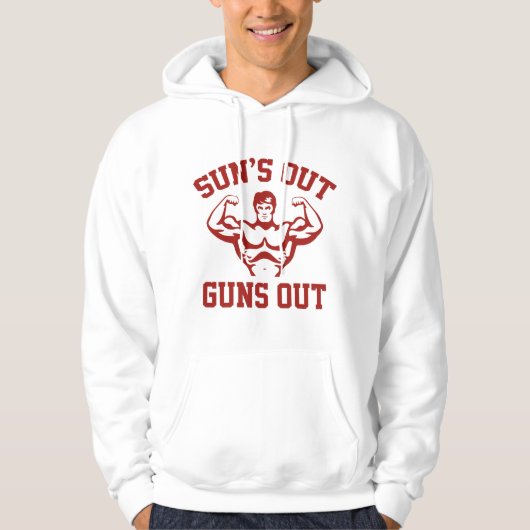 Sun's Out Pistolen Hoodie (Voorkant)