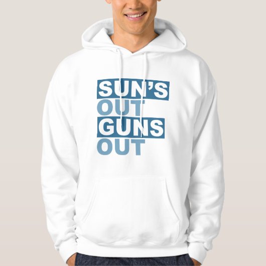 Sun's Out Pistolen Hoodie (Voorkant)