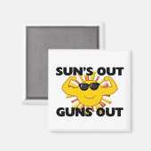 Sun's Out Pistolen Magneet (Voorkant / Achterkant)