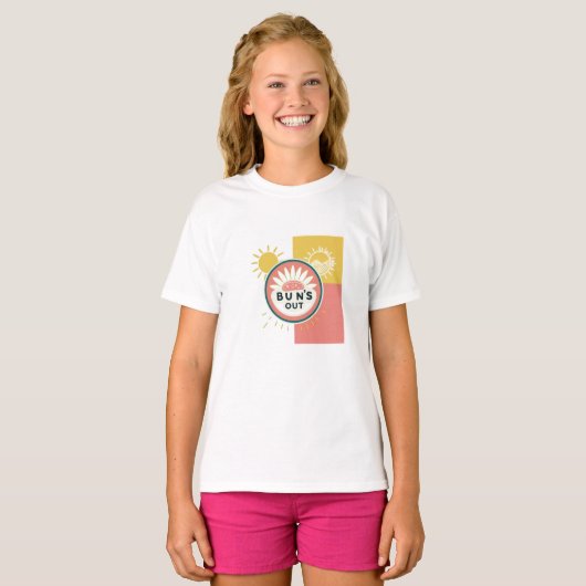 Sun's Out Summer Vibes T-shirt (Voorkant volledig)