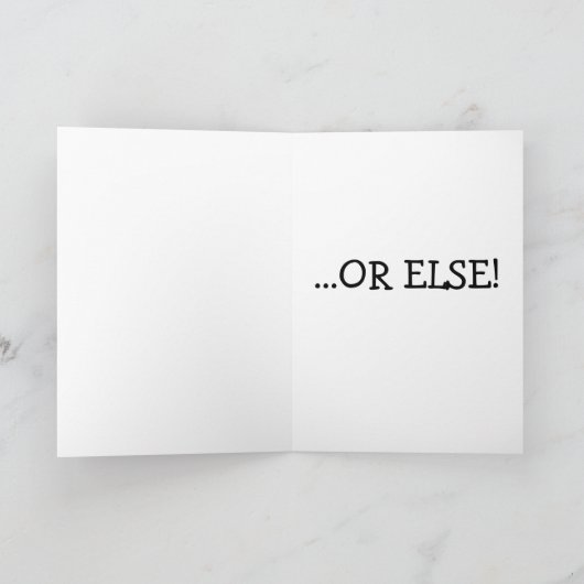 Sun's Out verjaardagskaart Bedankkaart (Binnen)