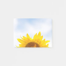Sun's Up Sunflower Post-It Notes