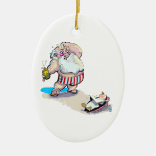 sUnScReEn sAnTa Keramisch Ornament